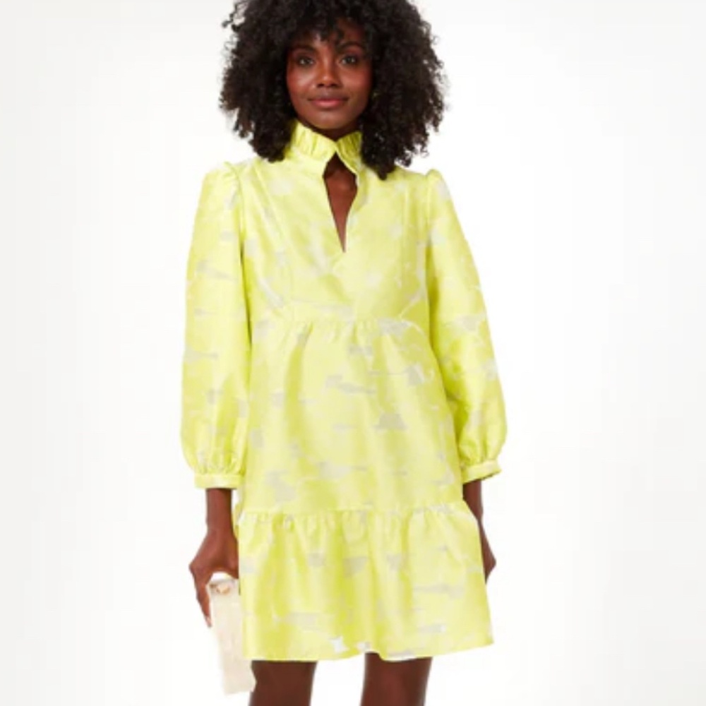 New (never worn) Tuckernuck Bright Citron Palmerston Dress